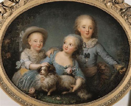 unknow artist The children of the comte d'Artois Sweden oil painting art